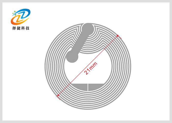 Dry inlay高頻 Ntag 213 直徑21mm產(chǎn)品剖析展示圖一