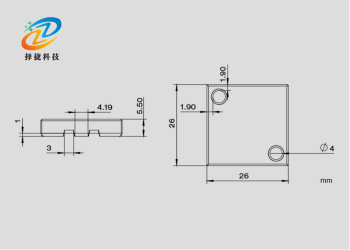 耐強(qiáng)酸堿抗金屬標(biāo)簽ZJ2626剖析展示圖