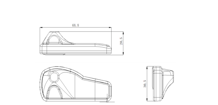 RFID雙頻硬標(biāo)簽ZJ36061產(chǎn)品尺寸圖