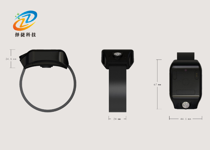 司法矯正/養(yǎng)老院定位手環(huán)ZJA-38實拍展示圖二