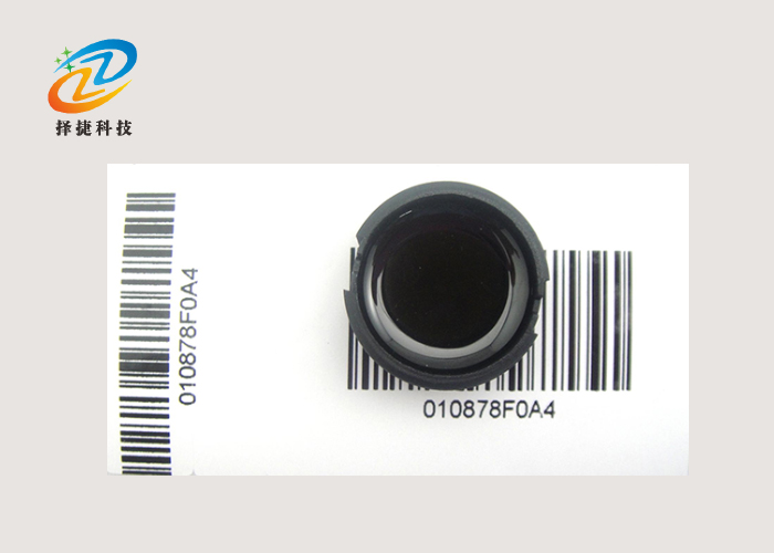 螺紋垃圾桶電子標(biāo)簽TK4100包裝配條碼展示圖